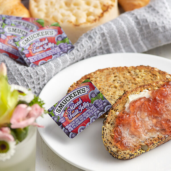 Smucker's Mixed Fruit Jelly .5 oz. Portion Cups 200/Case