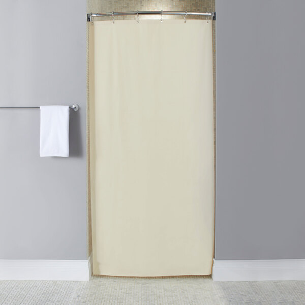 Vinyl Stall Size Shower Curtain, What Size Shower Curtain Do You Need For A Stall