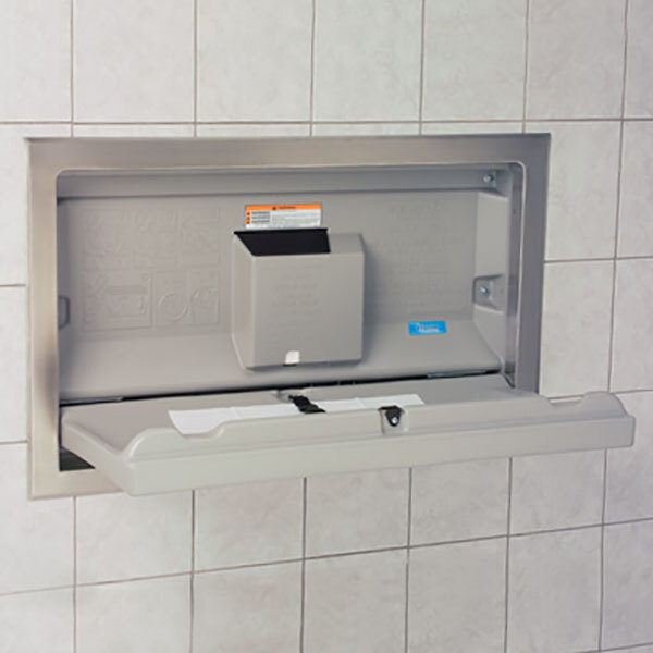 Koala Kare KB10001ST Horizontal Recessed Mounted Baby Changing Station