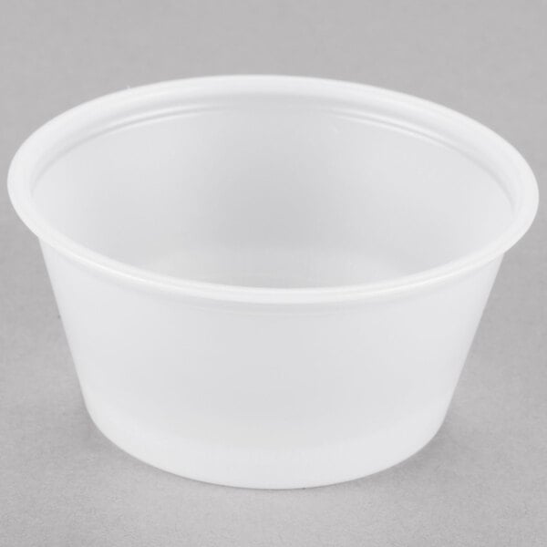 Souffle Cups 2oz plastic-Condiment portions 1000 NoLids 