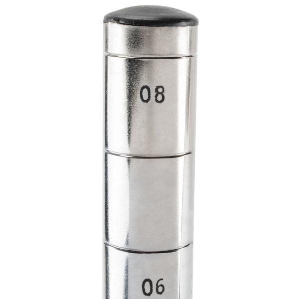 Regency 8" NSF Chrome Mobile Shelving Post