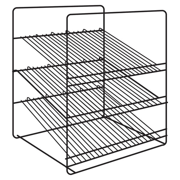 Hatco FSDT3SAR 3-Shelf Angle Display Rack for FSDT Holding and Display ...