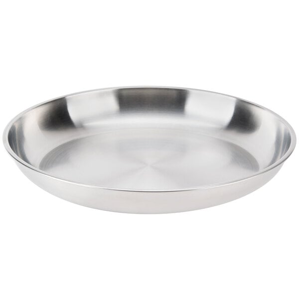 An American Metalcraft stainless steel tray with a white background.