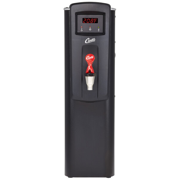 Curtis WB5NB Black 5 Gallon Narrow Hot Water Dispenser with 18 5/8 Faucet  - 120V