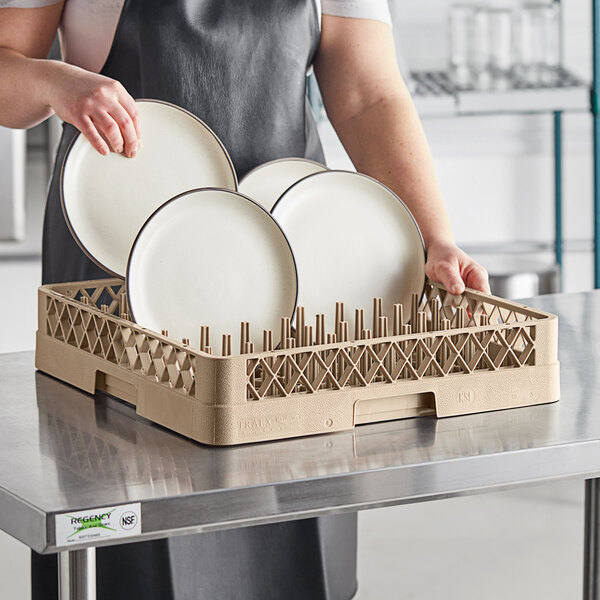 Vollrath TR3 Traex® Beige Full-Size Plate Rack