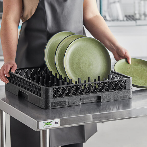 Vollrath TR3 Traex® Black Full-Size Plate Rack