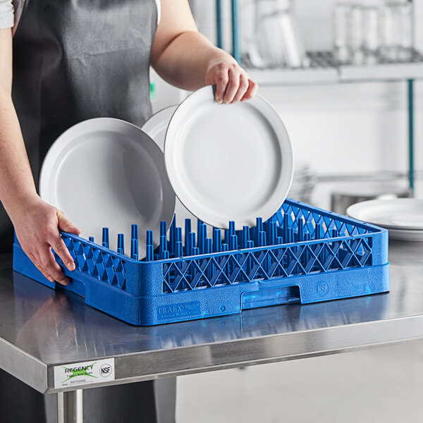 Vollrath TR3 Traex® Royal Blue Full-Size Plate Rack