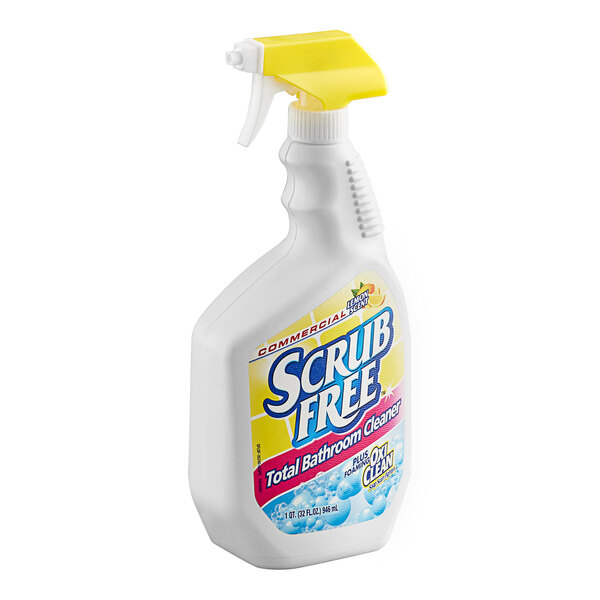 Scrub Free Bathroom Cleaner with Oxi Clean, Lemon Scent, 32 oz