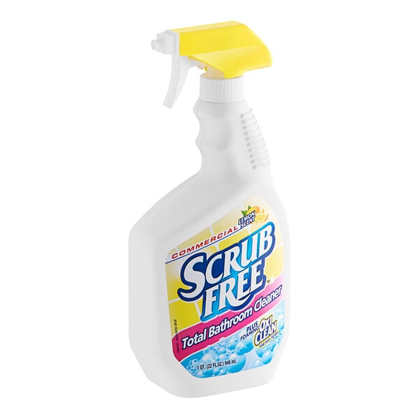 Scrub Free 32 oz. Foaming Restroom Cleaner / Soap Scum Remover with OxiClean - 8/Case
