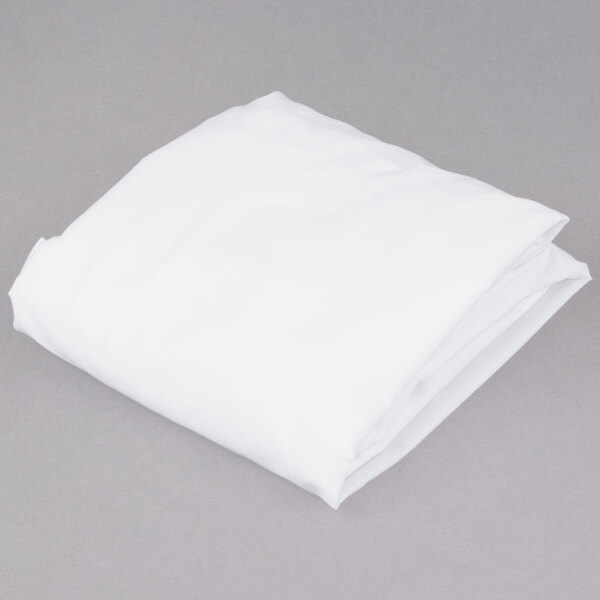 L.A.Baby 100% White Cotton 27" x 52" Fitted Crib Sheet