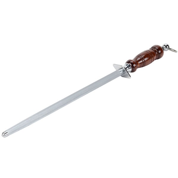Victorinox 7.8991.23 12" Regular Cut Knife Sharpening Steel with Rosewood Handle