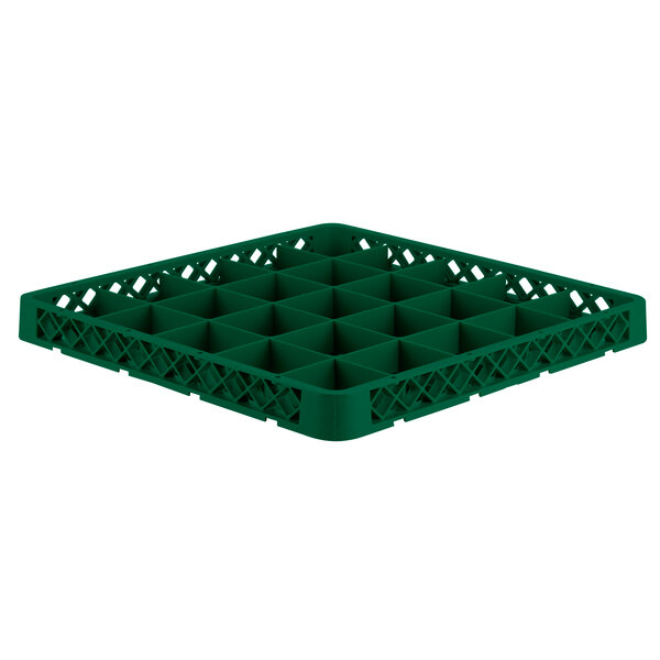 Vollrath TRB-19 Traex® Full-Size Green 25 Compartment Glass Rack Extender