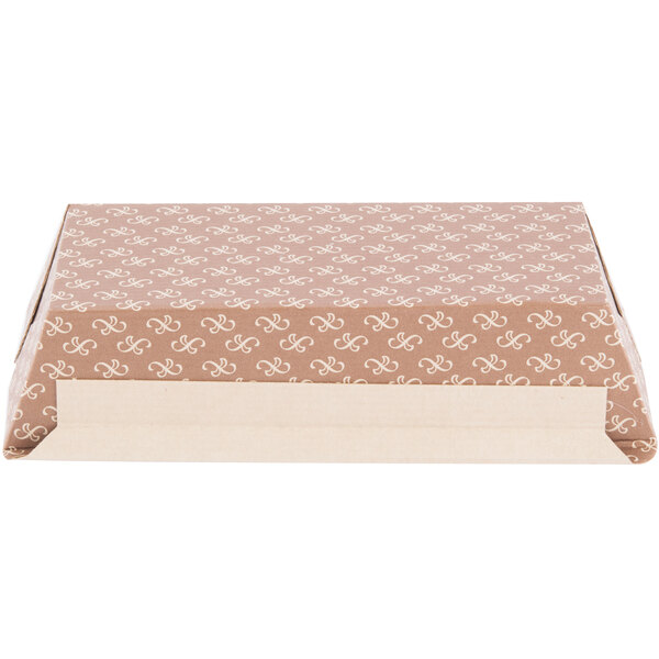 1 lb. Bake and Show Corrugated Kraft Bread Loaf Pan 10/Pack Paper