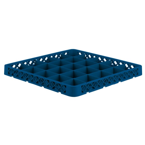 Vollrath TRB-44 Traex® Full-Size Royal Blue 25 Compartment Glass Rack Extender