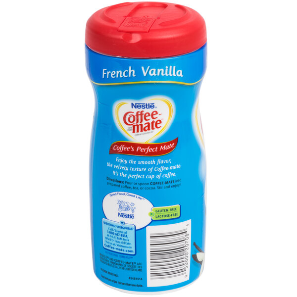 Nestle CoffeeMate French Vanilla NonDairy Coffee Creamer Shaker 15 oz.