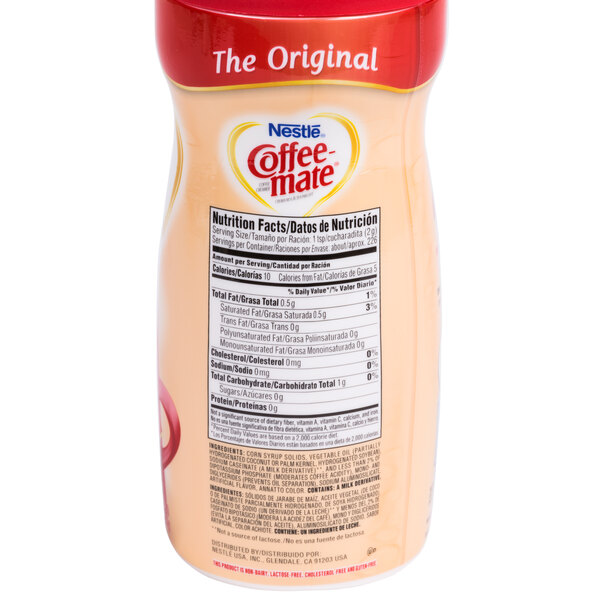 Nestle CoffeeMate Original NonDairy Coffee Creamer Shaker 16 oz.