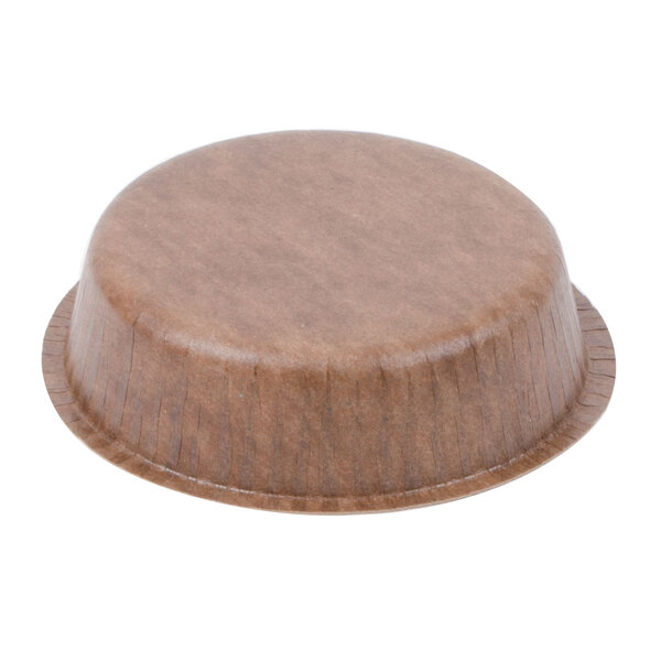 Solut 8 oz. Kraft Paper Baking Cup with Flange and Quick Release