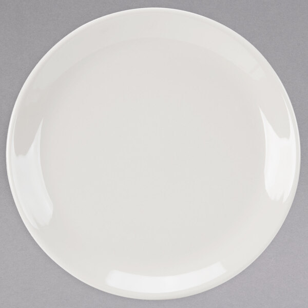Homer Laughlin by Steelite International HL31000 Empire 10 3/8" Ivory (American White) Coupe China Plate - 12/Case