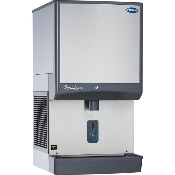 Follett 12CI425A-SI Symphony Countertop Air Cooled Ice Maker / Dispenser - 12 lb.