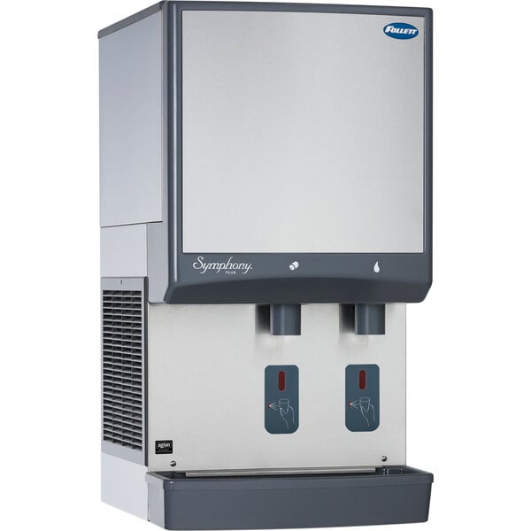 Follett 25CI425A-S Symphony Countertop Air Cooled Ice Maker and Water Dispenser - 25 lb.