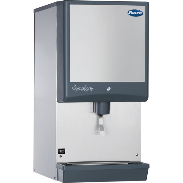 Follett 110CM-NI-LI Symphony Plus 110 lb. Manual Fill Countertop Ice Dispenser with Lever Dispensing