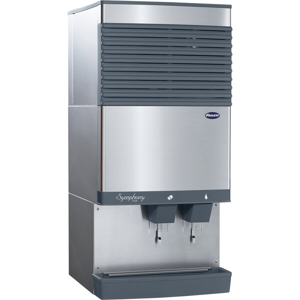 Follett 110CT425A-L Symphony Plus Countertop Air Cooled Ice Maker and Water Dispenser - 90 lb.