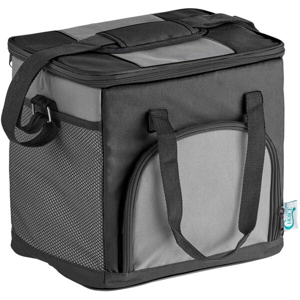 Choice Insulated Cooler Bag / Soft Cooler, Black Nylon