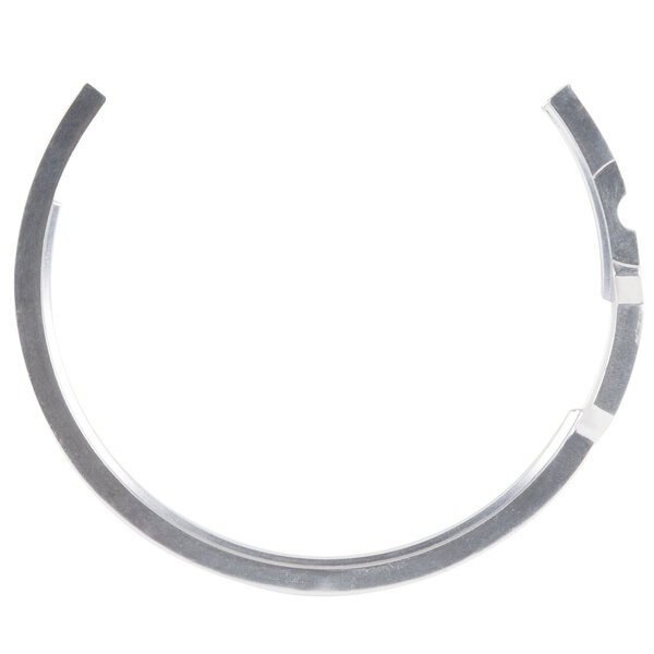 A close-up of an Avantco metal guard ring with a hole in it.