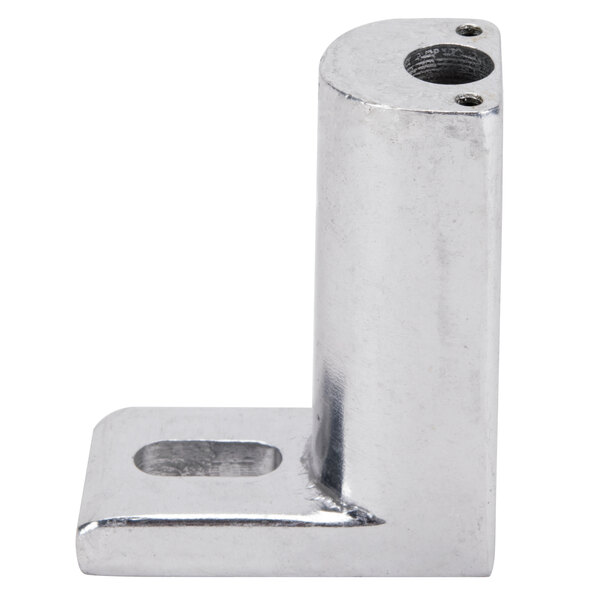 An Avantco stainless steel base support bracket with screws.