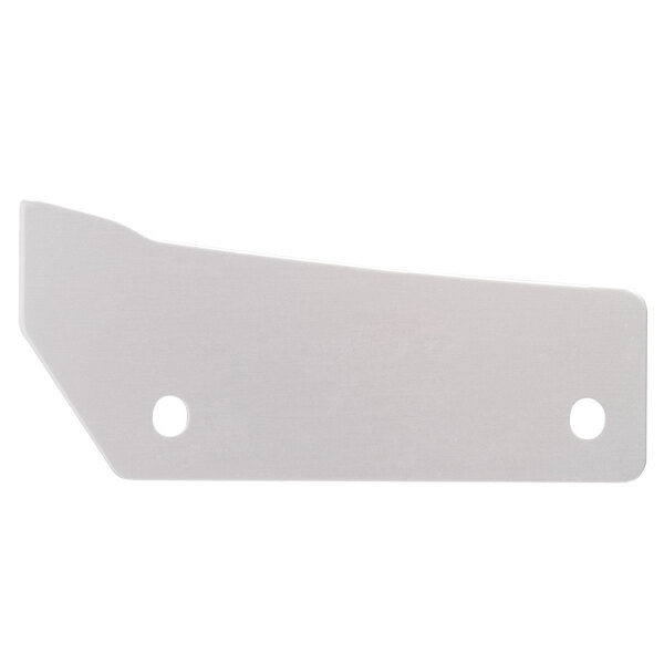 A white Avantco replacement director plate with holes.