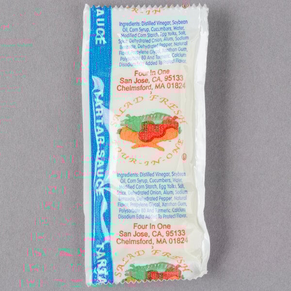 Tartar Sauce 9 Gram Portion Packets 200/Case