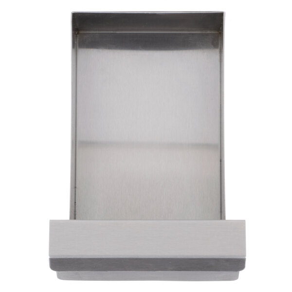 A metal box with a metal surface.