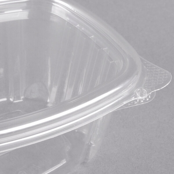 Genpak 6 oz. Clear Hinged Deli Container 100/Pack