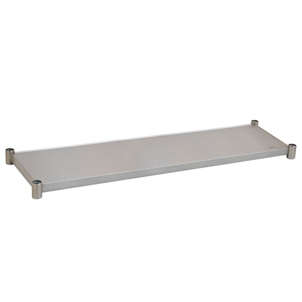 Eagle Group 2484SADJUS-18/4 Adjustable Stainless Steel Work Table Undershelf for 24" x 84" Tables
