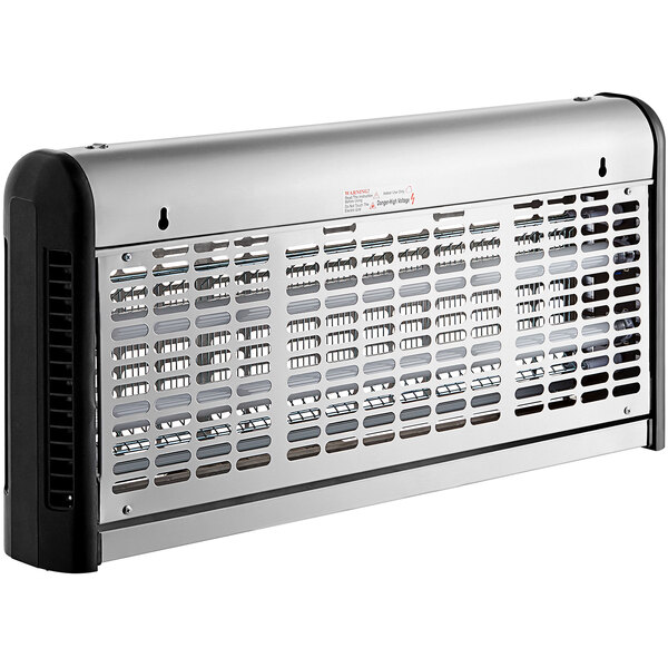 Lavex Zap N Trap Stainless Steel Indoor Insect Trap / Bug Zapper with