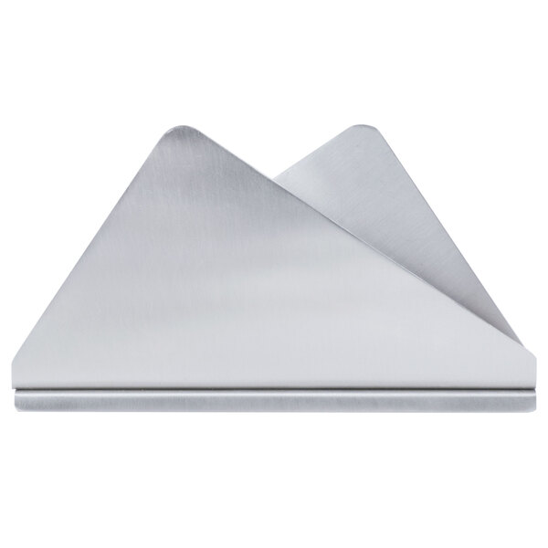 Tablecraft 222 Stainless Steel Angled Napkin Holder
