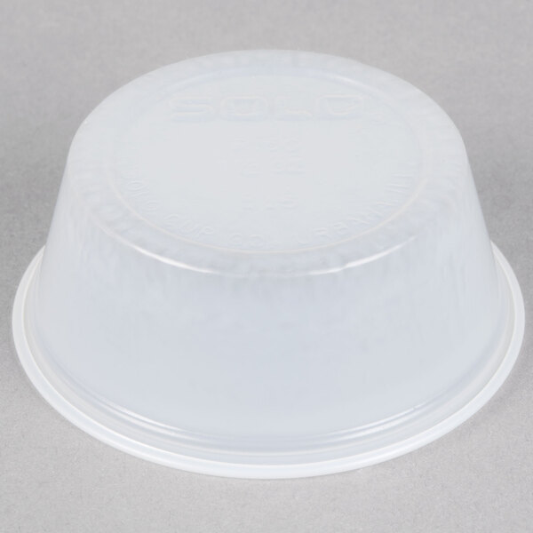 Solo P150N 1.5 oz. Translucent Polystyrene Souffle / Portion Cup 2500