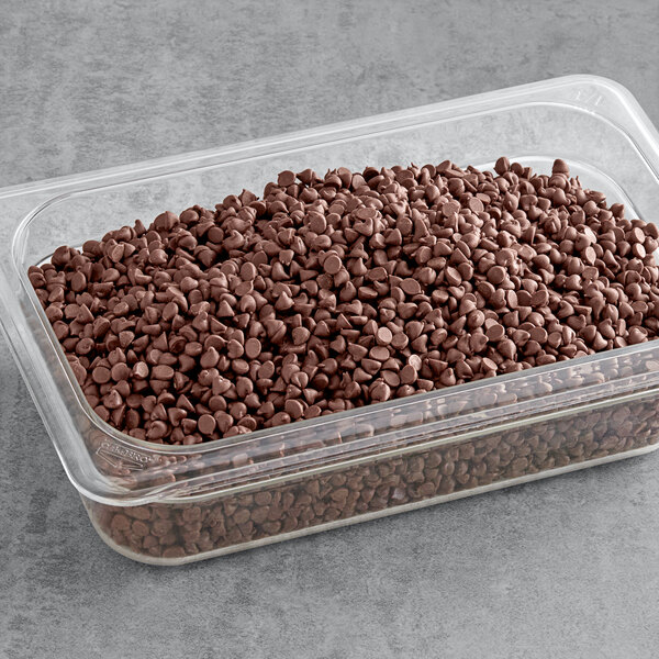 Hershey's 25 lb. Box Semi Sweet Chocolate Mini Baking Chips | Fortuna Enterprises