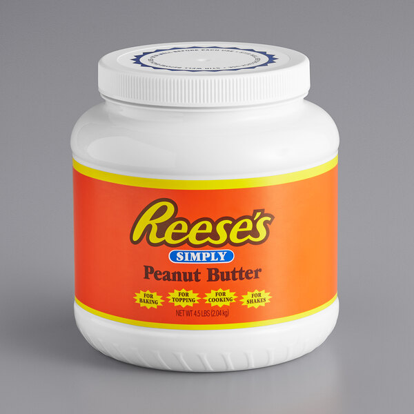 REESE'S AllNatural Peanut Butter Sauce 4.5 lb. Jar