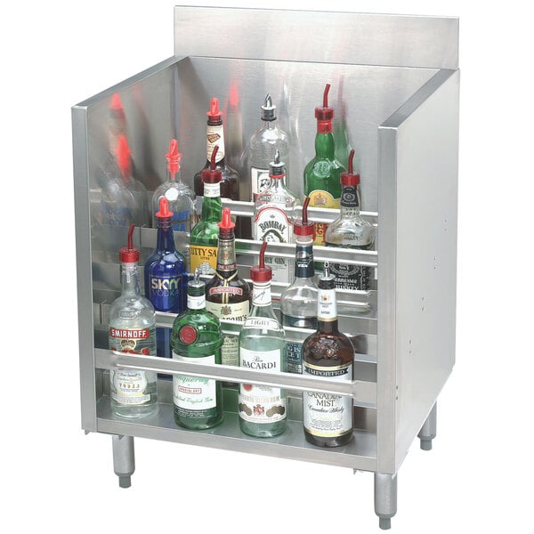 Advance Tabco CRLR-24 Stainless Steel Liquor Display Cabinet - 24" x 21"