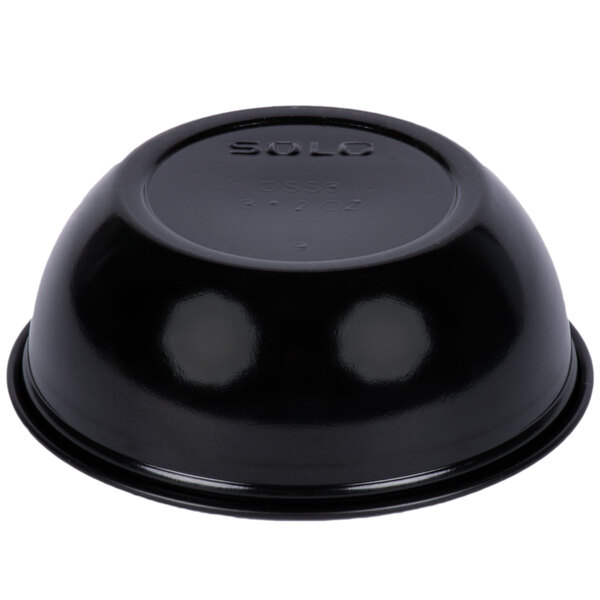 Solo SCCDSS3 3.5 oz. Black Wide Sauce / Portion Cup 2500/Case