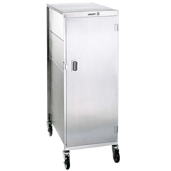 Lakeside 850 Compact Series Single Door Stainless Steel Tray Cart for 15" x 20" Trays - 16 Tray Capacity