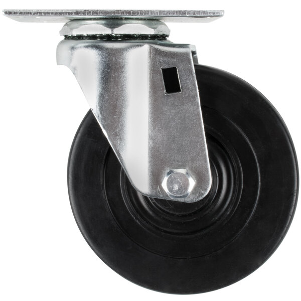 4" Replacement Swivel Plate Caster - 115 lb. Capacity