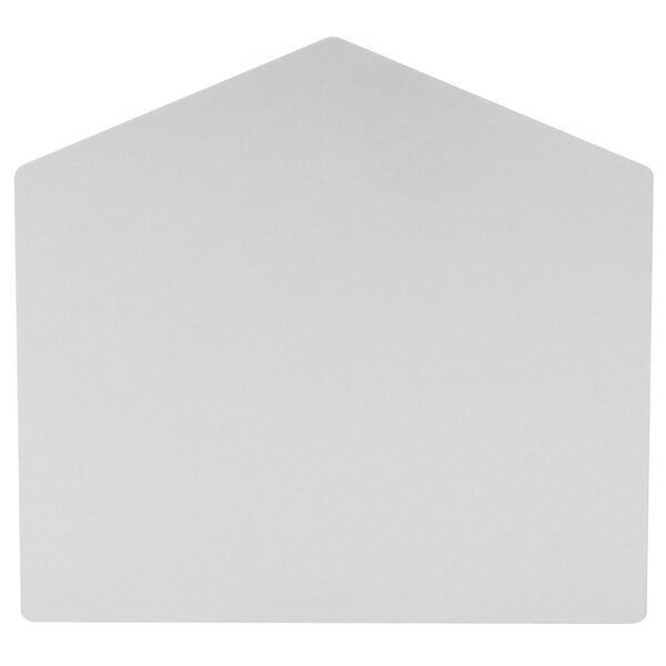 An Avantco separation plate with a triangle on it.