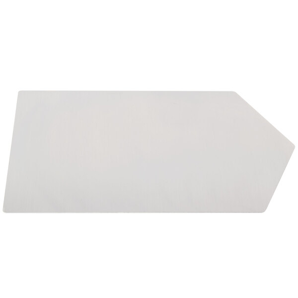 An Avantco white plastic separation plate.