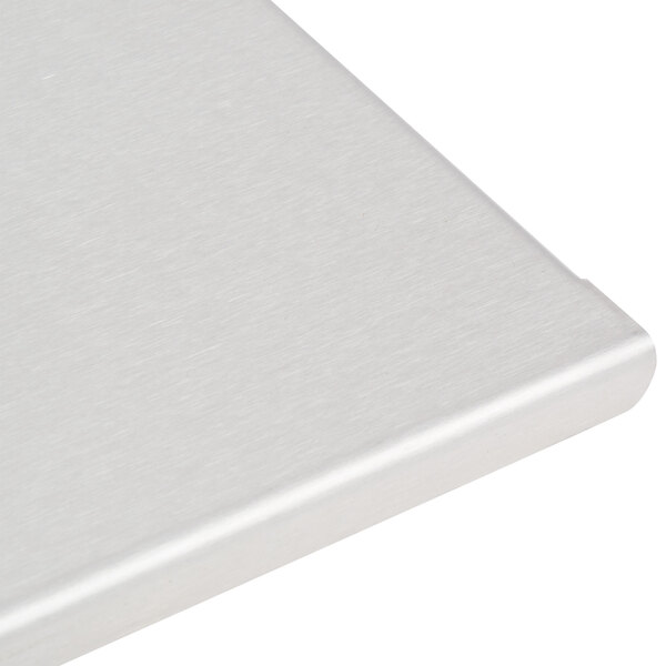 An Avantco stainless steel bun plate.