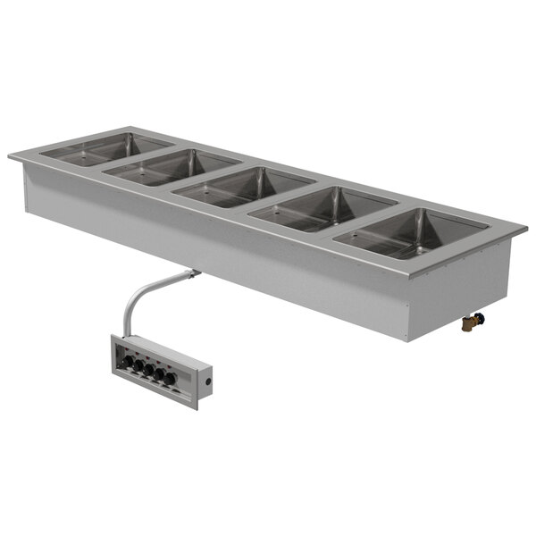 Advance Tabco DISW5240 Stainless Steel Five Well DropIn Sealed