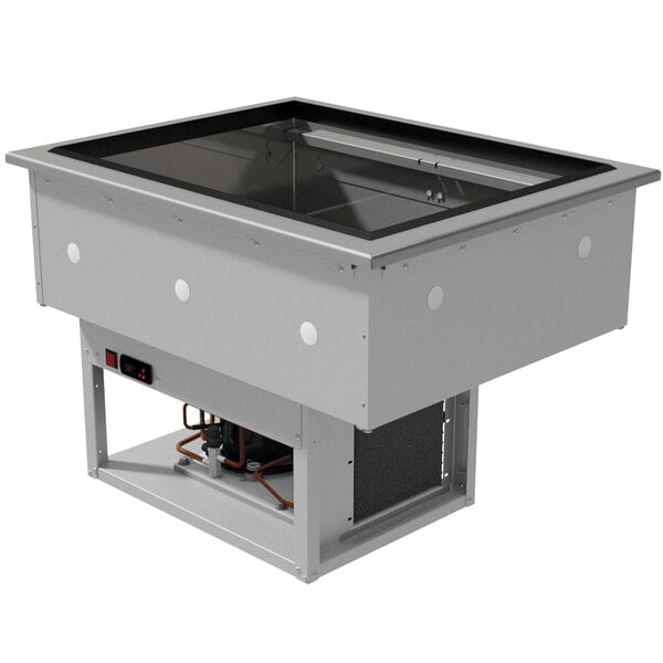 Advance Tabco DIRCP-2 Stainless Steel Two Pan Drop-In Refrigerated Cold Pan Unit