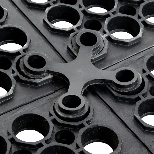 Black AntiFatigue Floor Mat Connector