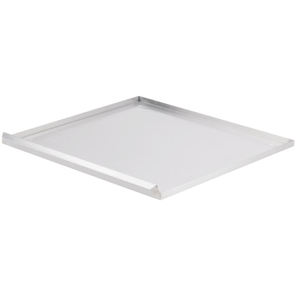 An Avantco metal drip tray.